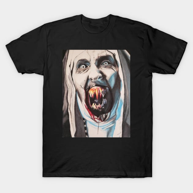 Valak the Nun T-Shirt by Kozna_art